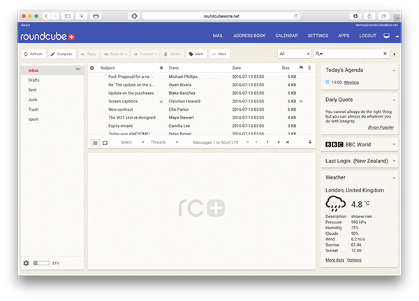 Ms1 cloud roundcube. Roundcube Интерфейс. Roundcube Themes. Roundcube Skins. Roundcube Webmail темы.